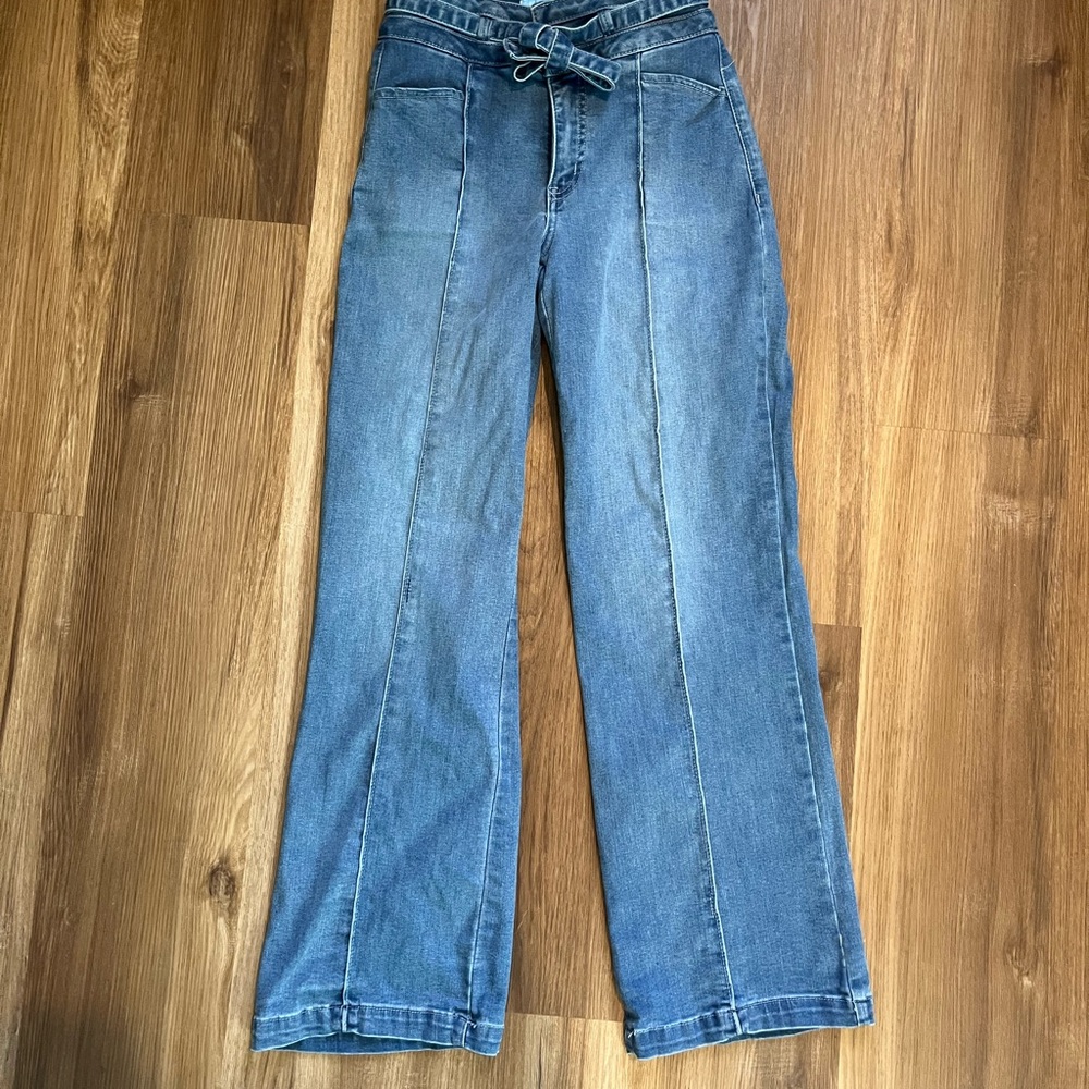 Draper James Blue Flare & Wide Leg Jeans